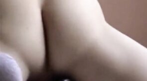 Humping orgasm ass closeup