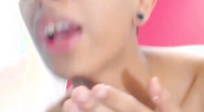 Wonderful Young Latino Wanks,Eats Cum