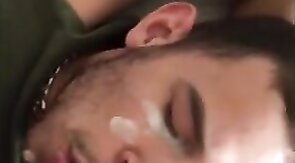 pouring out while moaning