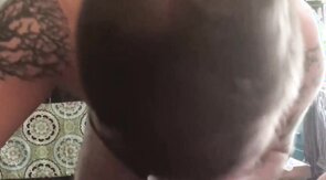 Milking daddy and cumming hard after