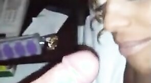 Pretty Black Tranny Suck Hard White Dick