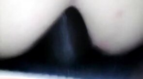 WHITE BOTTOM GETS BBC BAREBACK