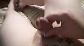 Pink erotica playing with my cock