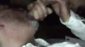 Sucking a hot young man in a cruising cinema
