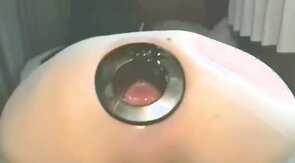 sissy bloke plugged stretched gape hole fucked crossdresser