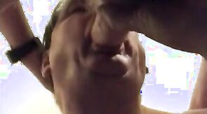 Me Sucking a Big One at the Mens Club