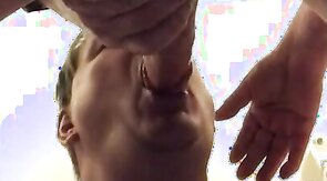 Me Sucking a Big One at the Mens Club