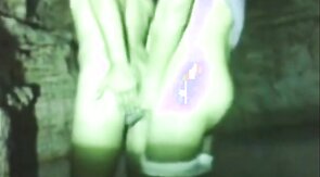 Twinks fuck bareback in a cave