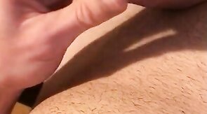 German hot eging and moaning with sperm at the end