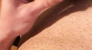 German hot eging and moaning with sperm at the end