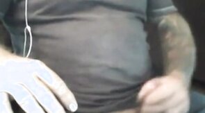 Daddy get cum in his belly