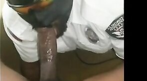 Sucking big dick good