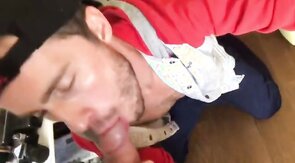 My friend sucks for me