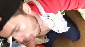 My friend sucks for me