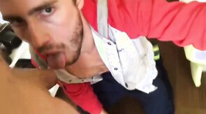 My friend sucks for me