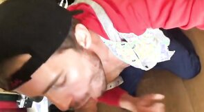 My friend sucks for me