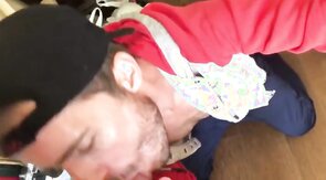 My friend sucks for me