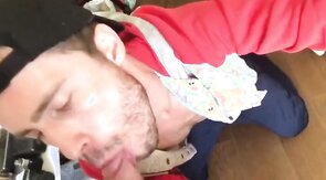 My friend sucks for me