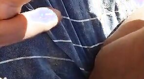 jacking big dicks at the beach