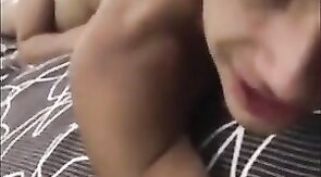 Hot twink rimmed while filming himself