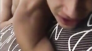 Hot twink rimmed while filming himself