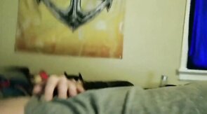 Super Bowl Sucking Twink Boyfriend's Cock