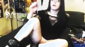 Cute gal with glasses