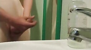 Huge cock and hot cumshot