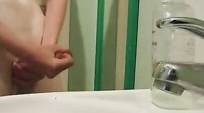 Huge cock and hot cumshot