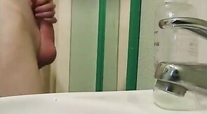 Huge cock and hot cumshot