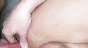 Sexy friend teases my tight ass