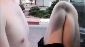 Exhibition Young Guy jacks in traffic