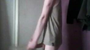 skinny twink masterbates with sex toy