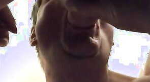 Me Sucking a Big One at the Mens Club