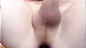 Twink double bang ass streching