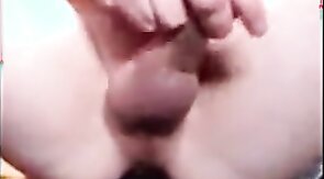 Twink double bang ass streching