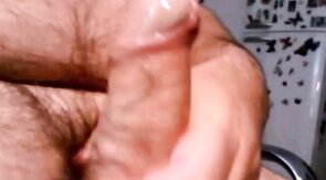 hot argentinian grandpa wanking and cumming