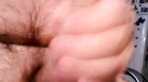 hot argentinian grandpa wanking and cumming