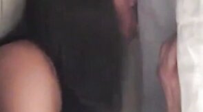 CD sucking through gloryhole