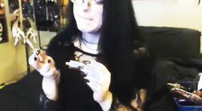 Cute gal with glasses