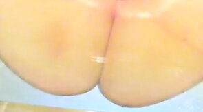 rubbing my big fat ass on a glass table