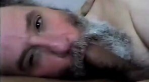 Bearded Daddy Suck and Swallow