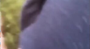 Chav outdoor blowjob