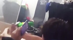 Best friend lets me recored him jo, as seen in video