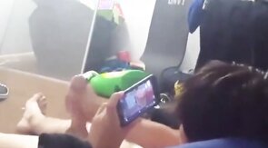 Best friend lets me recored him jo, as seen in video