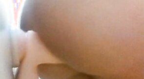 Public bathroom suction dildo!