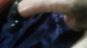 Uncut cock cums with trinity vibes cock head vibrator