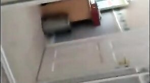 Playing in my new PVC dress