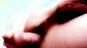 Sexy twink anal pleasure cum handsfree