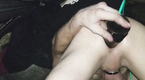 Bbc dildo creampie boipussy self facial